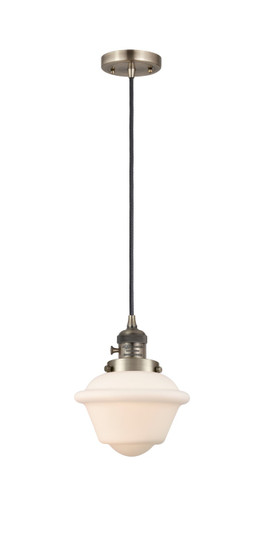 Franklin Restoration One Light Mini Pendant in Antique Brass (405|201CSW-AB-G531)