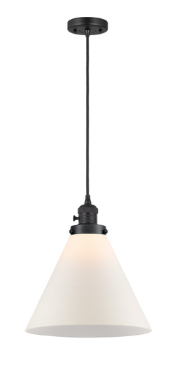 Franklin Restoration LED Mini Pendant in Matte Black (405|201CSW-BK-G41-L-LED)
