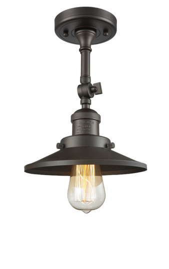 Franklin Restoration One Light Semi-Flush Mount in Oil Rubbed Bronze (405|201F-OB-M5)