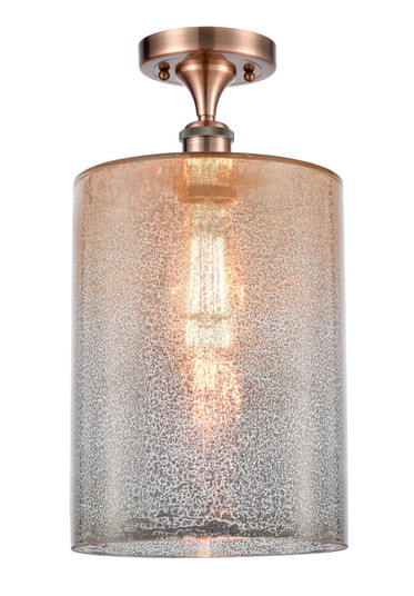 Ballston One Light Semi-Flush Mount in Antique Copper (405|516-1C-AC-G116-L)