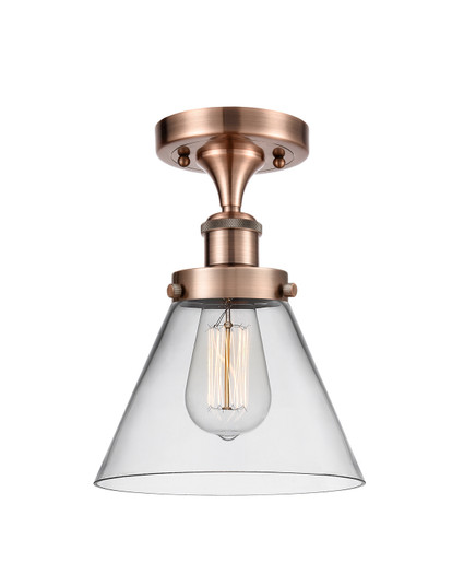 Ballston Urban LED Semi-Flush Mount in Antique Copper (405|916-1C-AC-G42-LED)