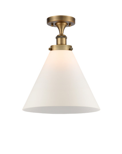 Ballston Urban One Light Semi-Flush Mount in Brushed Brass (405|916-1C-BB-G41-L)
