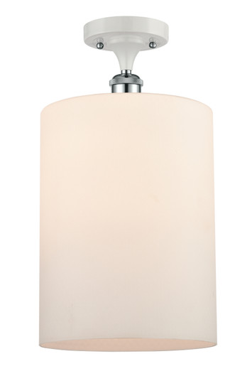 Ballston One Light Semi-Flush Mount in White Polished Chrome (405|516-1C-WPC-G111-L)