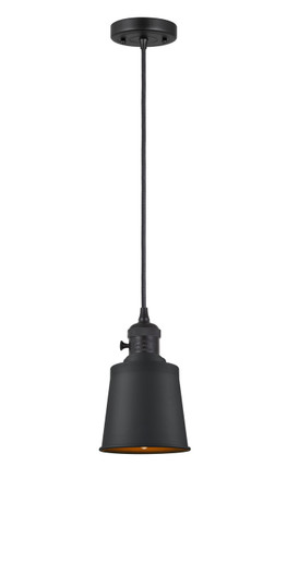 Franklin Restoration LED Mini Pendant in Matte Black (405|201CSW-BK-M9-BK-LED)