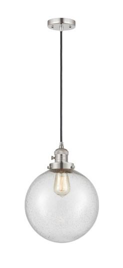 Franklin Restoration LED Mini Pendant in Polished Nickel (405|201CSW-PN-G204-10-LED)