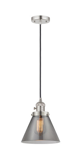 Franklin Restoration One Light Mini Pendant in Polished Nickel (405|201CSW-PN-G43)
