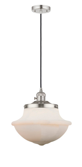 Franklin Restoration One Light Mini Pendant in Polished Nickel (405|201CSW-PN-G541)