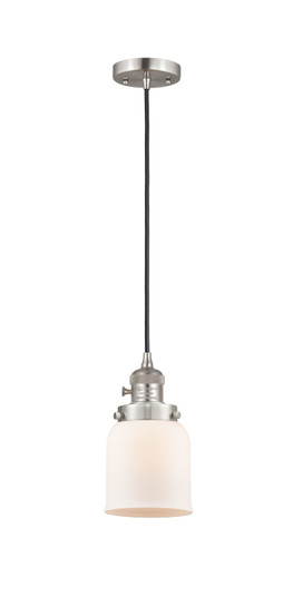 Franklin Restoration One Light Mini Pendant in Brushed Satin Nickel (405|201CSW-SN-G51)