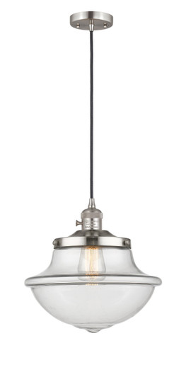 Franklin Restoration One Light Mini Pendant in Brushed Satin Nickel (405|201CSW-SN-G542)