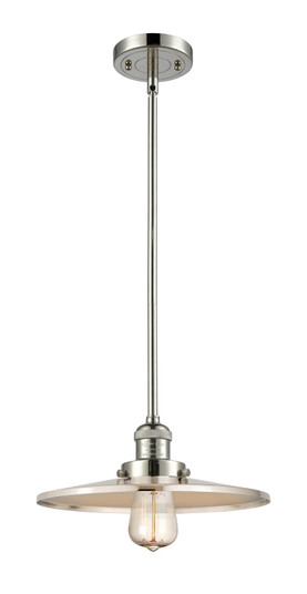 Franklin Restoration One Light Mini Pendant in Polished Nickel (405|201S-PN-MFR-PN-12)