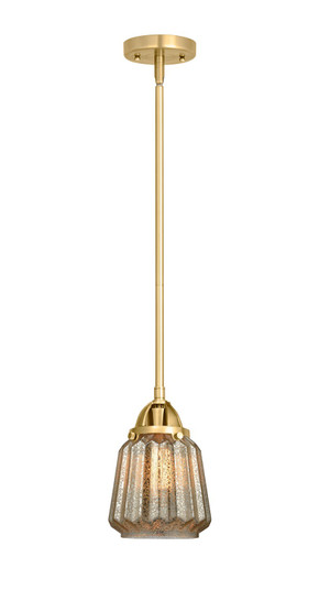 Nouveau 2 One Light Mini Pendant in Satin Gold (405|288-1S-SG-G146)