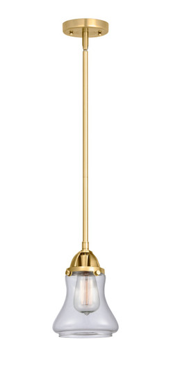 Nouveau 2 LED Mini Pendant in Satin Gold (405|288-1S-SG-G192-LED)