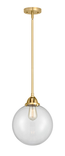 Nouveau 2 LED Mini Pendant in Satin Gold (405|288-1S-SG-G202-10-LED)