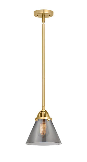 Nouveau 2 One Light Mini Pendant in Satin Gold (405|288-1S-SG-G43)