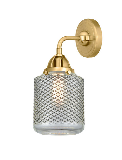 Nouveau 2 LED Wall Sconce in Satin Gold (405|288-1W-SG-G262-LED)