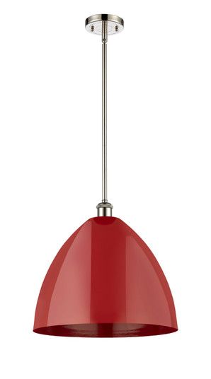 Ballston One Light Pendant in Polished Nickel (405|516-1S-PN-MBD-16-RD)