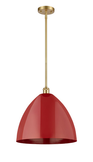 Ballston One Light Pendant in Satin Gold (405|516-1S-SG-MBD-16-RD)