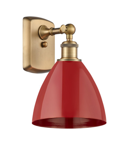 Ballston One Light Wall Sconce in Brushed Brass (405|516-1W-BB-MBD-75-RD)