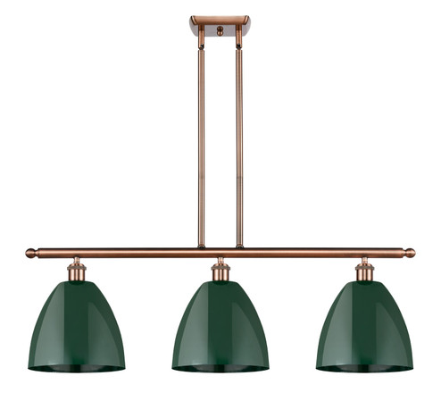 Ballston Three Light Island Pendant in Antique Copper (405|516-3I-AC-MBD-9-GR) Ballston Three Light Island Pendant in Antique Copper (405|516-3I-AC-MBD-9-GR)
