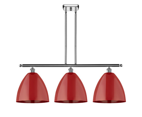 Ballston Three Light Island Pendant in Polished Chrome (405|516-3I-PC-MBD-12-RD)