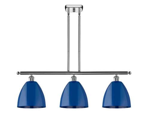 Ballston Three Light Island Pendant in Polished Chrome (405|516-3I-PC-MBD-9-BL)