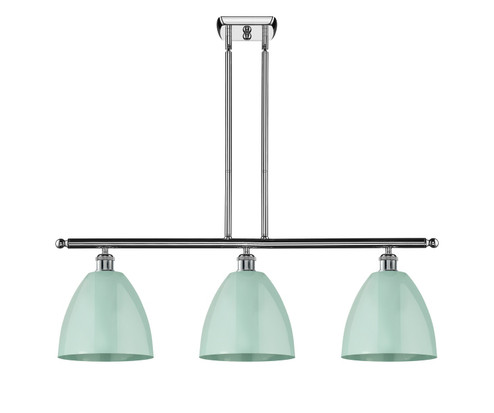 Ballston Three Light Island Pendant in Polished Chrome (405|516-3I-PC-MBD-9-SF)