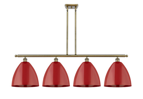 Ballston Four Light Island Pendant in Antique Brass (405|516-4I-AB-MBD-12-RD)