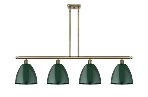 Ballston Four Light Island Pendant in Antique Brass (405|516-4I-AB-MBD-9-GR)