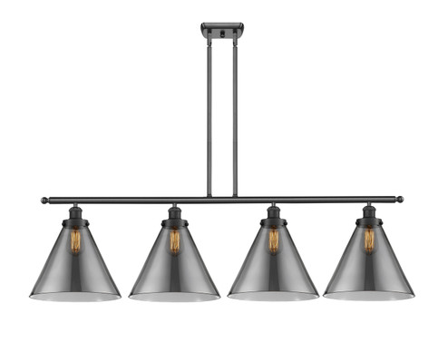 Ballston Urban Four Light Island Pendant in Matte Black (405|916-4I-BK-G43-L)