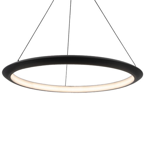 The Ring LED Pendant in Black (281|PD-55036-30-BK)