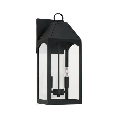 Burton Two Light Outdoor Wall Lantern in Black (65|946321BK)