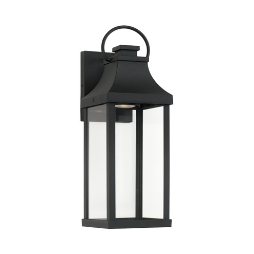 Bradford One Light Outdoor Wall Lantern in Black (65|946411BK-GL) Bradford One Light Outdoor Wall Lantern in Black (65|946411BK-GL)