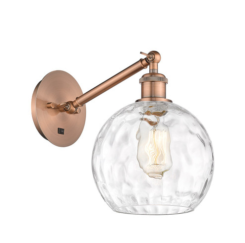 Ballston LED Wall Sconce in Antique Copper (405|317-1W-AC-G1215-8-LED)