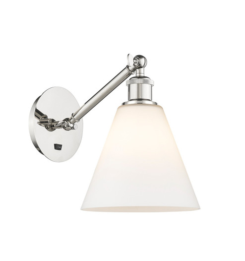 Ballston One Light Wall Sconce in Polished Nickel (405|317-1W-PN-GBC-81)