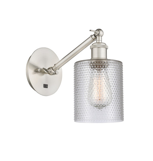 Ballston One Light Wall Sconce in Brushed Satin Nickel (405|317-1W-SN-G112)