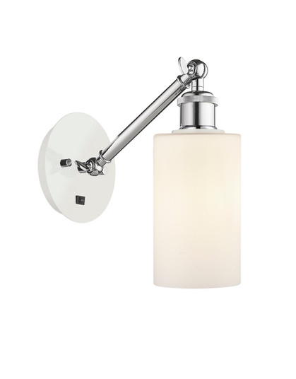 Ballston One Light Wall Sconce in White Polished Chrome (405|317-1W-WPC-G801)