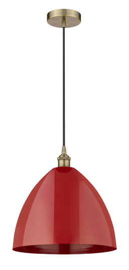 Edison One Light Mini Pendant in Antique Brass (405|616-1P-AB-MBD-16-RD)