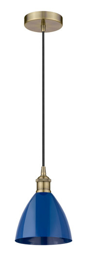 Edison One Light Mini Pendant in Antique Brass (405|616-1P-AB-MBD-75-BL)
