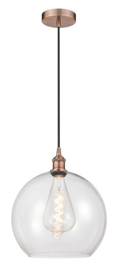 Edison One Light Pendant in Antique Copper (405|616-1P-AC-G122-14)