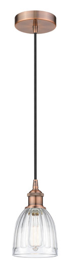 Edison One Light Mini Pendant in Antique Copper (405|616-1P-AC-G442)