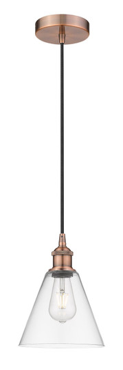 Edison One Light Mini Pendant in Antique Copper (405|616-1P-AC-GBC-82)