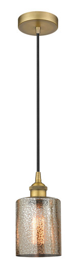 Edison One Light Mini Pendant in Brushed Brass (405|616-1P-BB-G116)