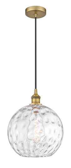 Edison One Light Mini Pendant in Brushed Brass (405|616-1P-BB-G1215-12)