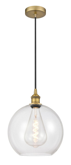 Edison One Light Mini Pendant in Brushed Brass (405|616-1P-BB-G122-12)