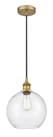 Edison One Light Mini Pendant in Brushed Brass (405|616-1P-BB-G124-10)