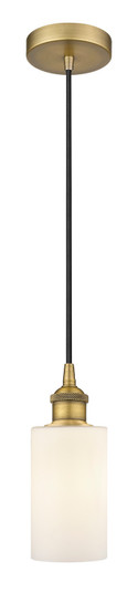 Edison One Light Mini Pendant in Brushed Brass (405|616-1P-BB-G801)