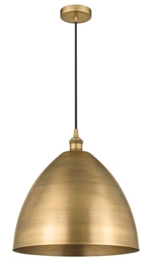 Edison LED Mini Pendant in Brushed Brass (405|616-1P-BB-MBD-16-BB-LED)
