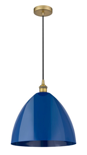 Edison One Light Mini Pendant in Brushed Brass (405|616-1P-BB-MBD-16-BL)