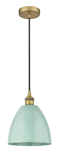 Edison One Light Mini Pendant in Brushed Brass (405|616-1P-BB-MBD-9-SF)