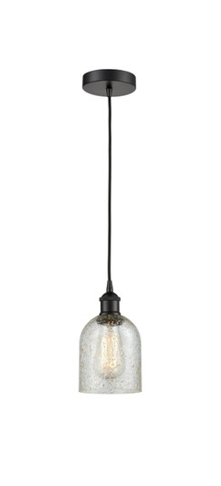 Edison One Light Mini Pendant in Matte Black (405|616-1P-BK-G259)